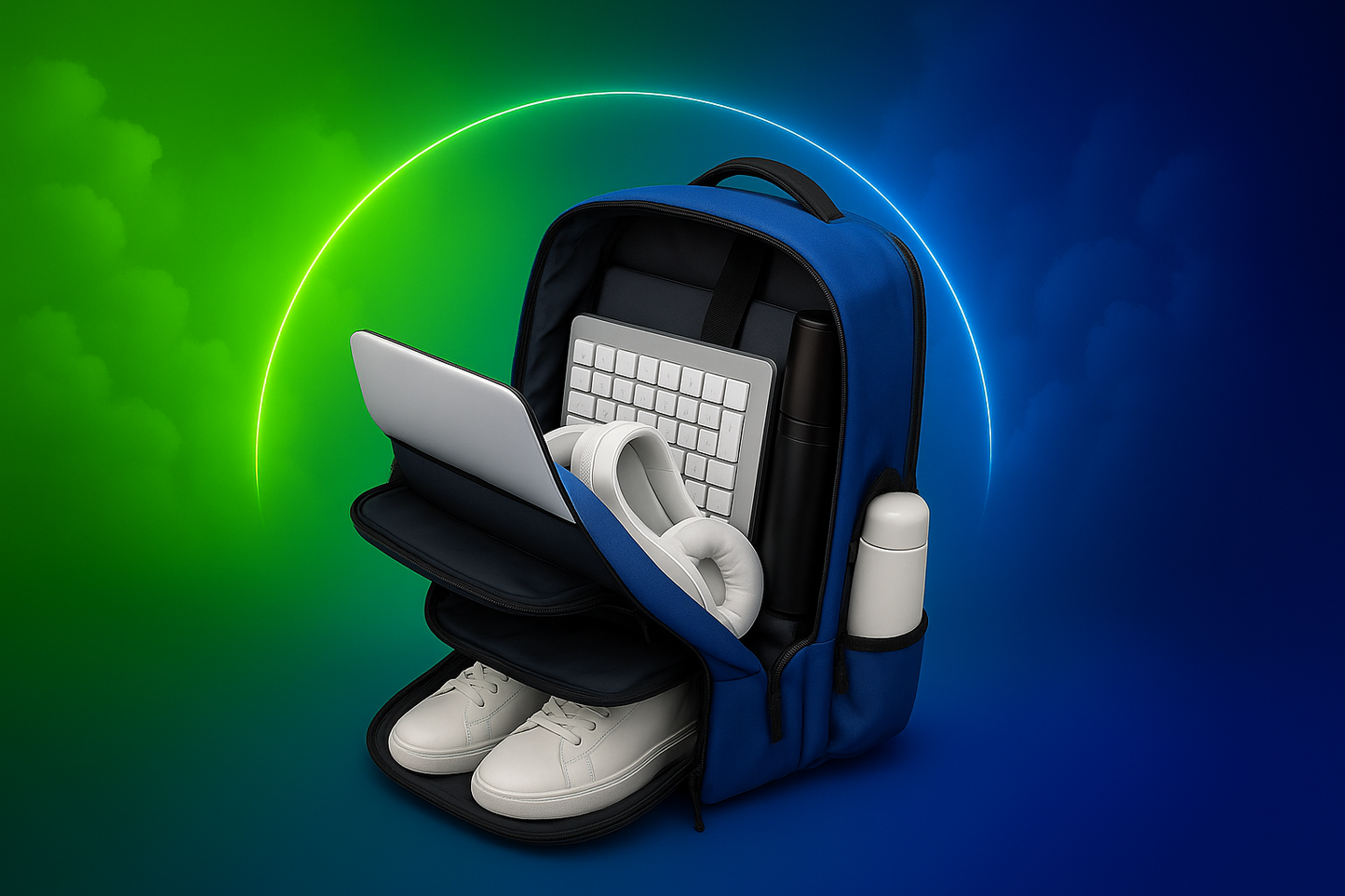 Maleta Mochila Viajera Para Zapatos Usb